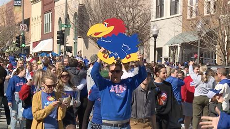 The history of KU basketball game day celebrations