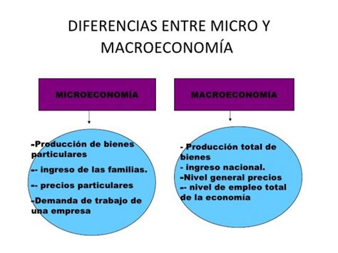 Cuadros Sinópticos Y Comparativos Sobre Macroeconomía Y Microeconomía