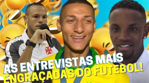 As Entrevistas Mais Engra Adas Do Futebol Tente N O Rir Youtube