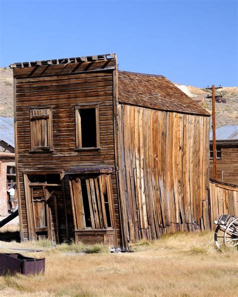 Abandoned Wild West Gold Mining Town Bodie California Usa Haunted