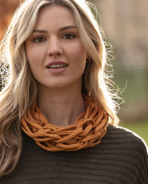 Turmeric Scarf Infinity Snood Ethically Knitted In Cape Town