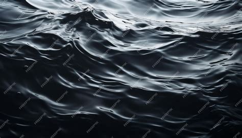 Premium AI Image | Abstract water texture water reflection texture dark ...