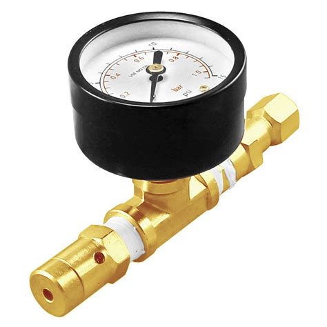 Adjustable Pressure Relief Spundling Valve With Gauge Psi