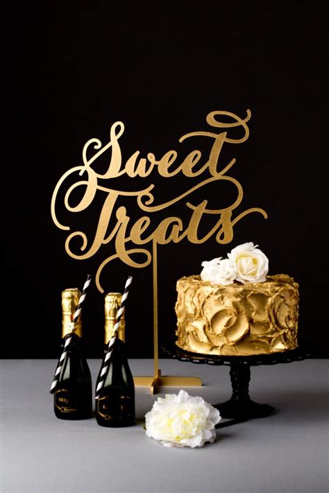 Wedding Dessert Table Sign Sweet Treats Soirée Collection 2482419