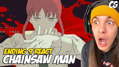 CHAINSAW MAN ENDING 9 MAKIMA BRABA DEMAIS React YouTube