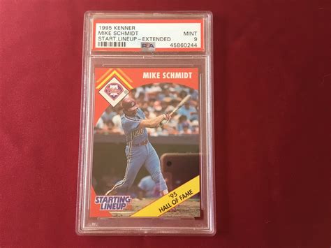 Mike Schmidt Kenner Starting Line Up Extened Psa Ebay