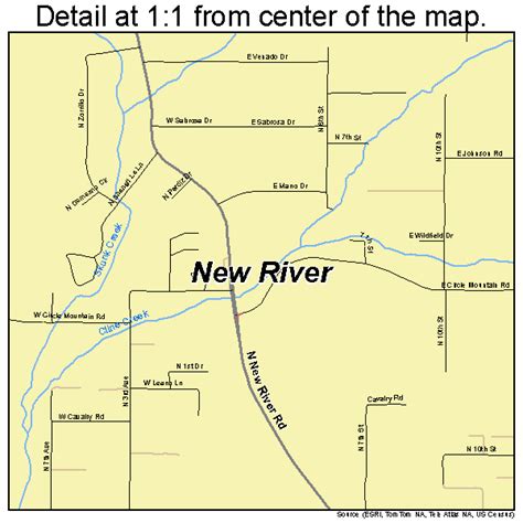 New River Arizona Street Map 0449360