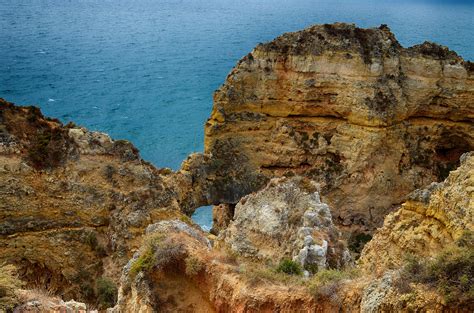 Wallpaper Lautan Jurang Pemandangan Laut Portugal Pantai Batu