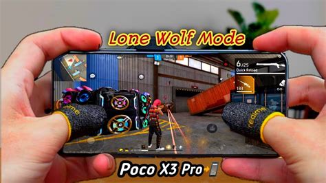 Free Fire Lone Wolf Mode Headshot Ratefull Gameplay Poco X Pro