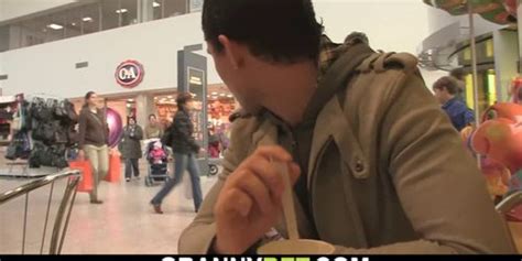 He Picks Up Old Blonde Woman For Play Tnaflix