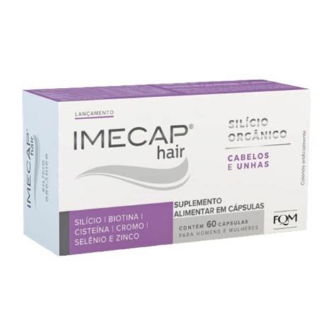 O Melhor Preço De Imecap Hair Silício Orgânico 60 Cápsulas É No