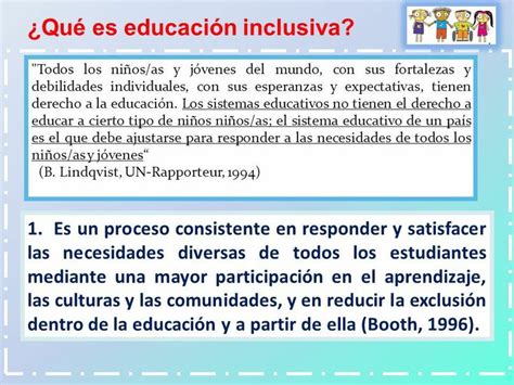 Que Es La Educación Inclusiva Educación Inclusiva Educacion Sistema