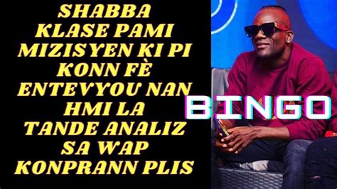 EKIP BINGO LIVE ANALIS MOMAN AN SOU MIZIK BINGO SHABBA KLASE