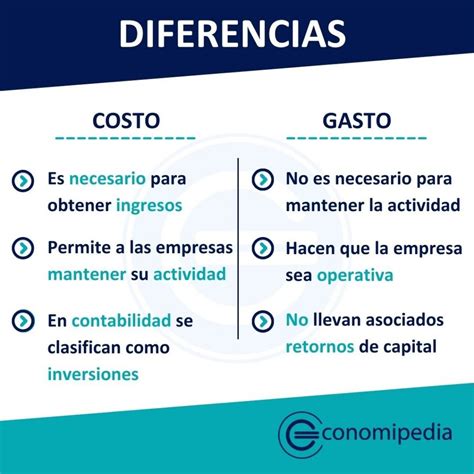 Diferencia Entre Costo Y Gasto 2022 Economipedia Hot Sex Picture