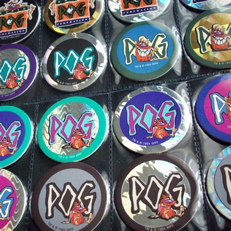 Pogs 1994 Full Set Red Back Canada Games Power Pac Pogpourri Series 1