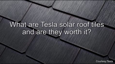 Tesla Solar Panel Roof Tiles