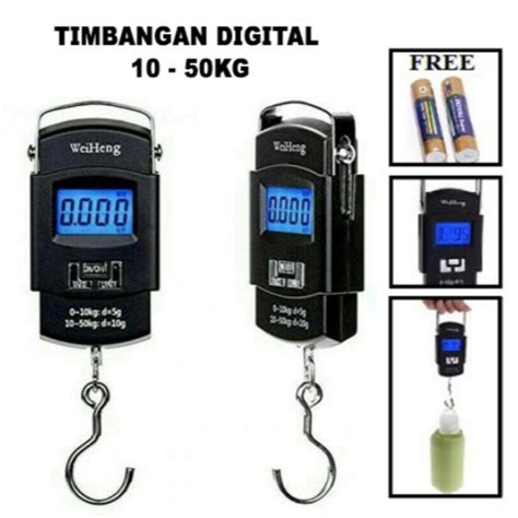 Jual Bb Timbangan Gantung Digital Portable Scale Kg Timbangan