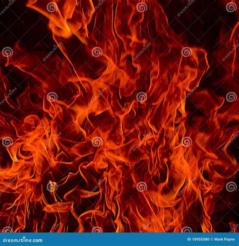 Red Fire Flames of Hell stock photo. Image of flames - 10955580