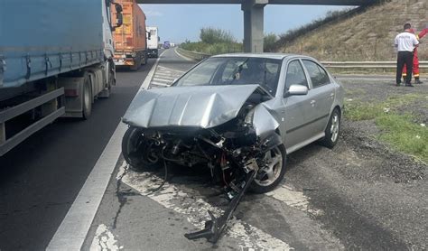 Foto Accident Rutier Pe Autostrada A La Kilometrul Info Trafic