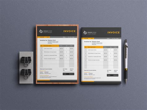 Invoice Design on Behance