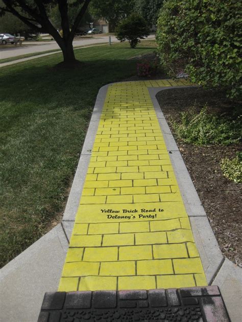 Yellow Brick Road Yellow Brick Road Road Drawing Brick Road