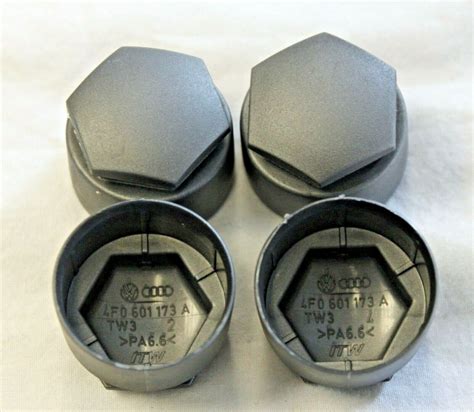 GENUINE AUDI A1 A3 A4 A5 A6 Q5 ALLOY WHEEL LOCKING NUT BOLT COVERS CAPS