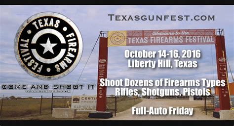 Join The Fun At The Texas Firearms Festival In October Daily Bulletin