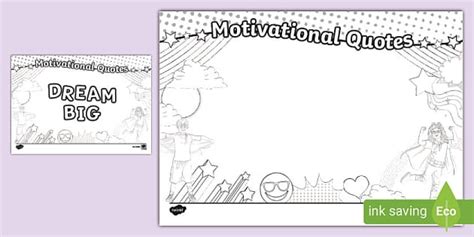 My Motivational Quote Doodle Page (professor feito) - Twinkl