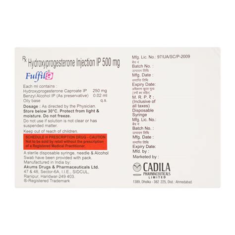 Fulfil 9 Injection 2ml Buy Medicines Online At Best Price From