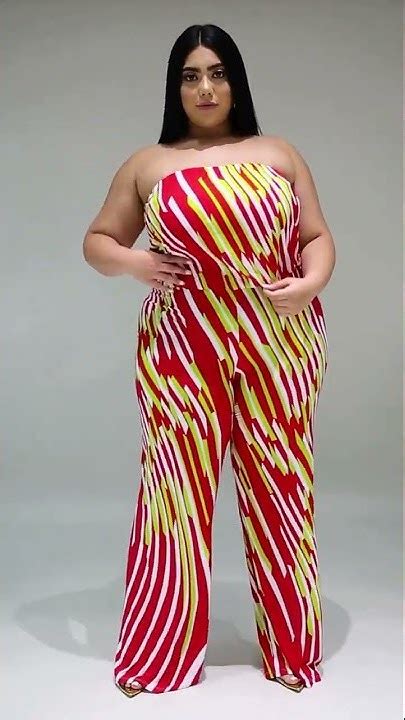 Plus Size Beautiful 💋 Mind Blowing Curvy Model Looking Heart ️ Cara Babe Dress Pant Youtube