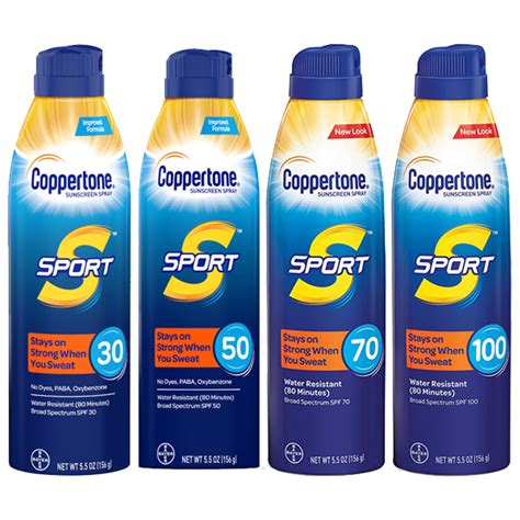 Coppertone Sport Continuous Sunscreen Spray Broad Spectrum Body One