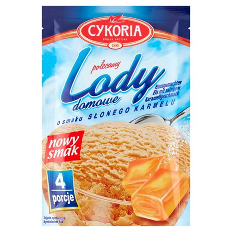 Cykoria Lody Domowe O Smaku Słonego Karmelu 60 G Torimpex Toruń