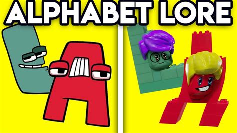 LEGO ALPHABET LORE Vs LANKYBOX FUNNY SPLIT SCREEN ANIMATION MORE