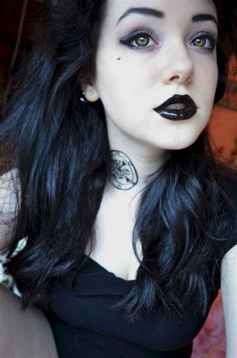 Black Lips Gothic Makeup Goth Makeup Goth Beauty