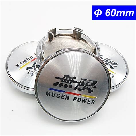 Pcs Mm Chrome Engraved Car Emblems Wheel Center Caps Covers For