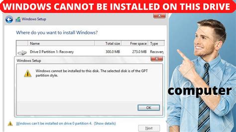 Windows Cannot Install On This Drive 0 Partition 2 Windows Can T Be