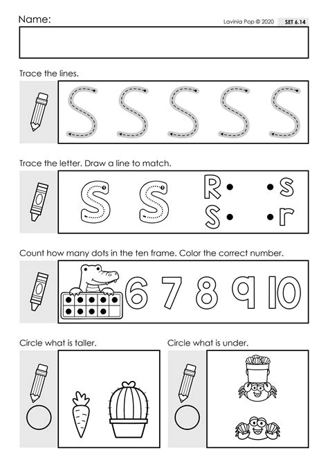 Preschool Morning Work Set 6