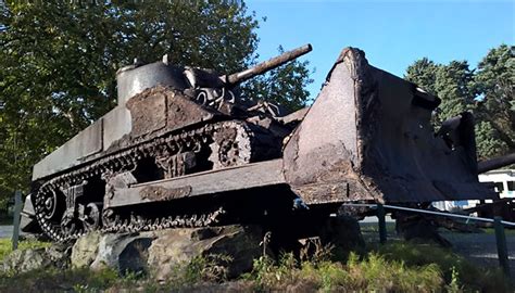 M4 Sherman Dozer Port En Bessin Normandy 1944 D Day Underwater Wreck