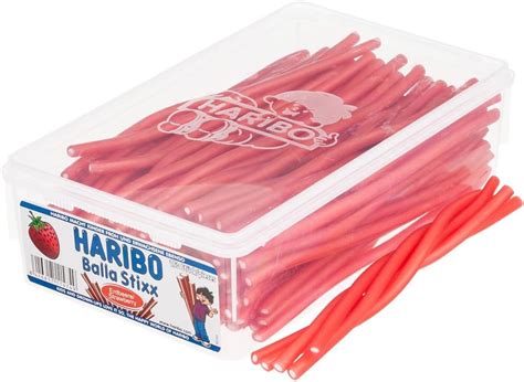 Haribo Balla Stixx Erdbeere Caramelle Gommose Alla Fragola