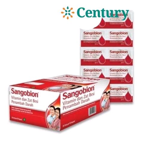 Jual Sangobion Kapsul 1 Strip Anemia Suplemen Vitamin Penambah