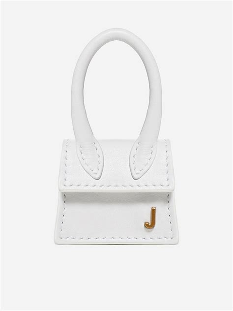 Jacquemus Petit Chiquito Leather Bag In White Lyst