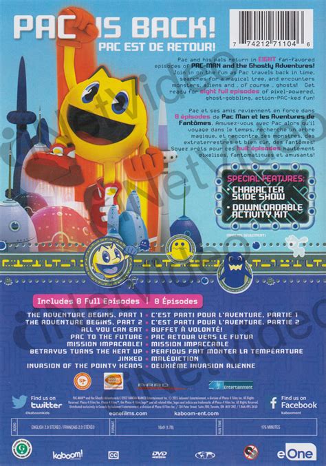 Pac Man The Ghostly Adventures Pac Is Back On Dvd Movie