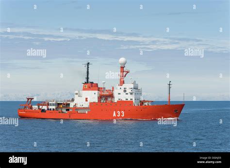 Hesperides A 33 A Spanish Polar Research Vessel Antarctica Stock