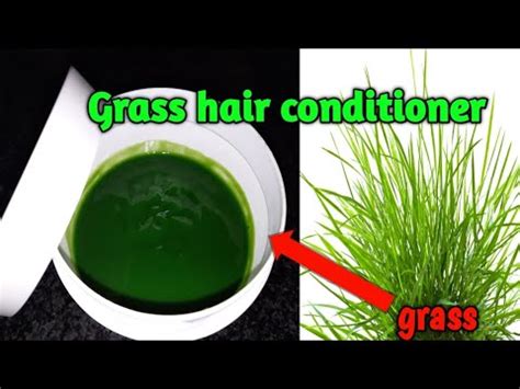 Grass hair conditioner//natural beauty// ঘাস দিয়ে চুলের conditioner ...
