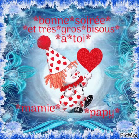 bonne journée gros bisous - GIF animé gratuit - PicMix