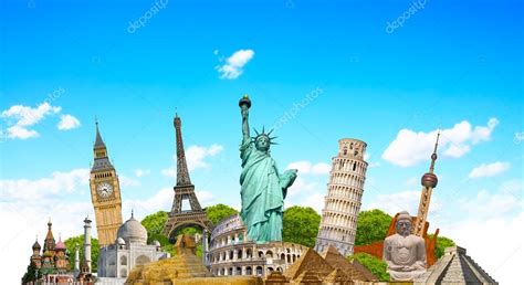 Famous monuments of the world Stock Photo by ©sdecoret 103565118