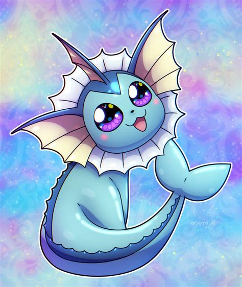 Chibi Vaporeon By Xartsymiix On Deviantart