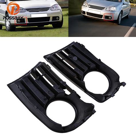 Possbay Automobiles Car Front Bumper Lower Grilles Fog Light Grills