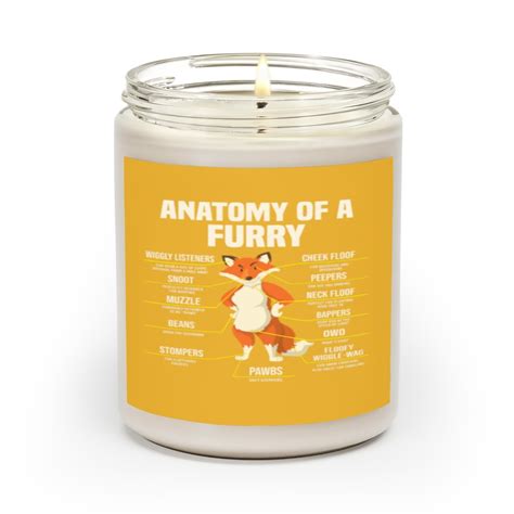 Fox Lover Anatomy Of A Furry Fandom Furries Cute Sweet Funny OwO Fox Scented Candles sold by ...