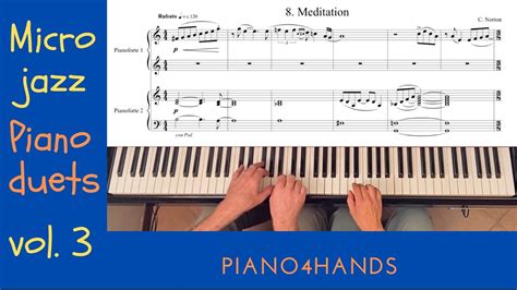 C Norton Meditation Microjazz Piano Duets Collection For